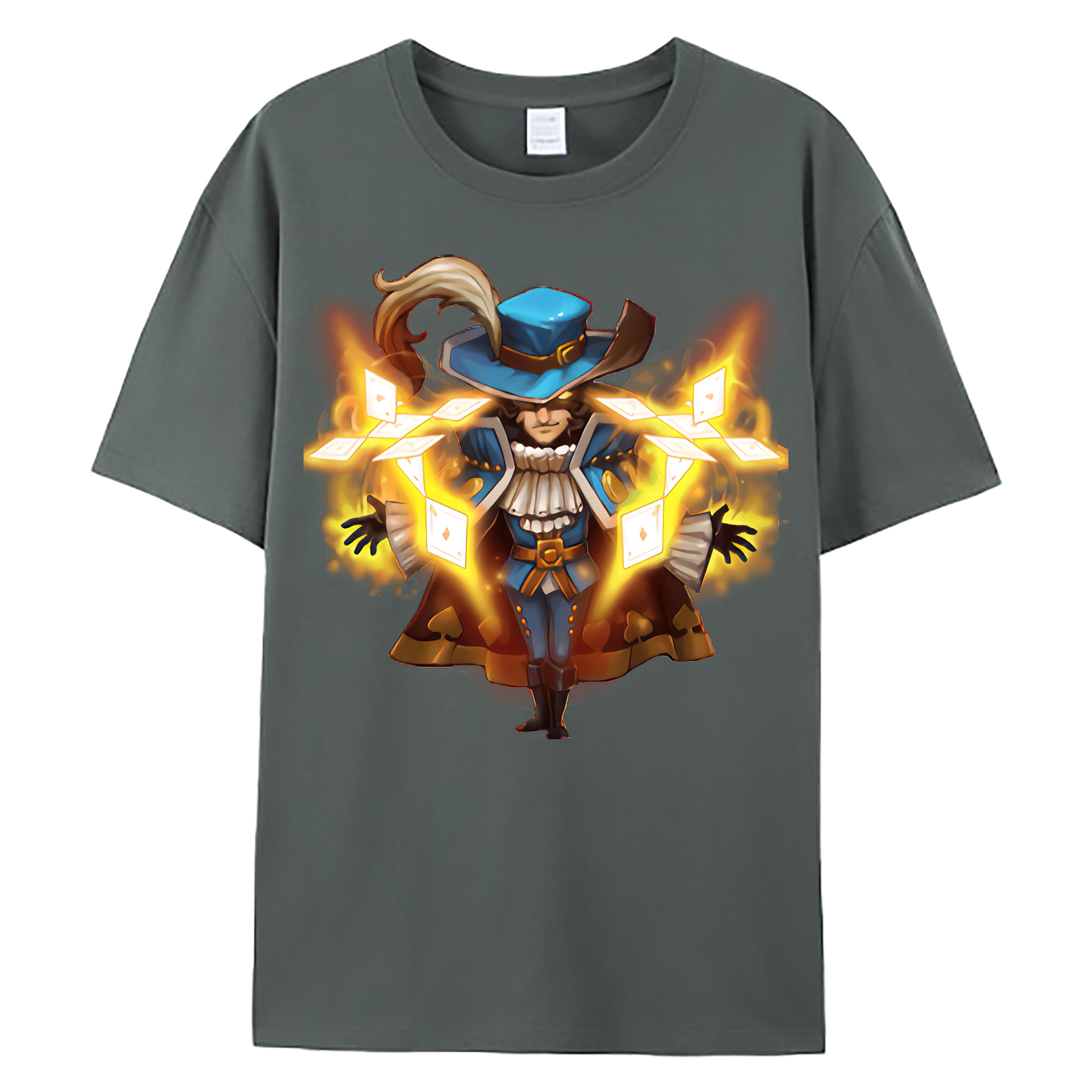 （画像用） リーグ・オブ・レジェンド League of Legends LOL 綿100％ メンズ半袖Tシャツ｜肌触りやわらか＆通気性